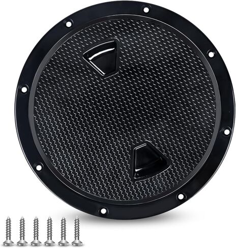 Hoffen 8 inch Hatch White Round Non Slip Inspection Hatch w/Detachable Cover for Marine Boat Yacht in Saudi Arabia
