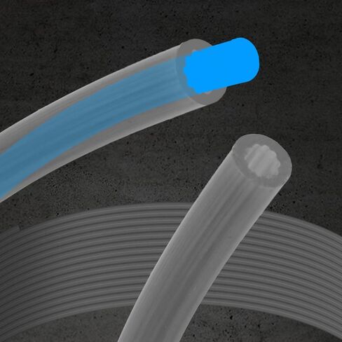 Star-Shaped PTFE Tube for Bambu Lab, 4m/13ft Premium Pipe Low Resistance & Friction PTFE Tubing High Temp 260°C Inner Channel 3D Printer Accessories Compatible with Bambu Lab P1/X1/A1 in Saudi Arabia