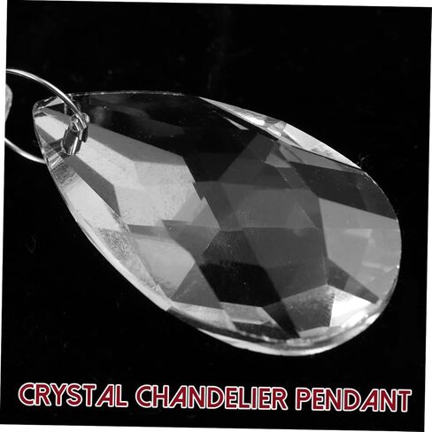 UKCOCO 16pcs Crystal Pendant Elegant Hanging Ornaments for Ceiling Light Decor High Grade Crystals for Chandelier Beautiful Indoor Home Accent for Friends and Family in Saudi Arabia
