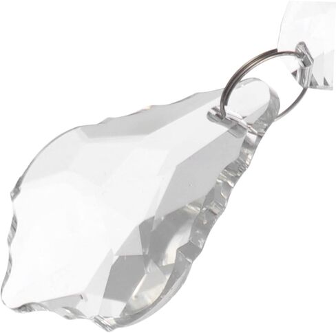 Operitacx 10Pcs Crystal Chandelier Pendants Sparkling Transparent Prisms for Hanging Decorations Elegant Light Accessories for Home and in Saudi Arabia