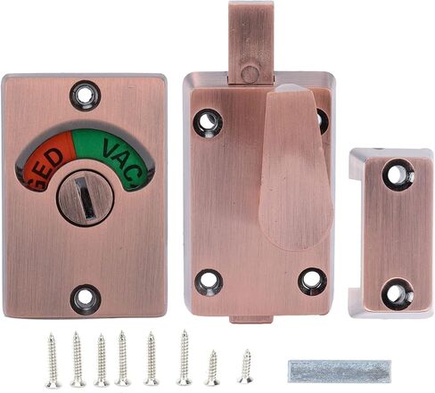 Free Busy Bathroom Lock, Bathroom Door Lock Partition Door Lock with Handle Privacy Indicator Locker Lock for Public Bathroom in Saudi Arabia
