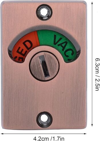 Free Busy Bathroom Lock, Bathroom Door Lock Partition Door Lock with Handle Privacy Indicator Locker Lock for Public Bathroom in Saudi Arabia