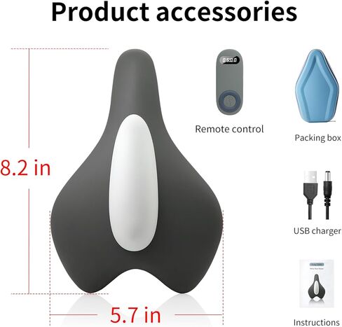 Kegel Exerciser for Tightening & Strengthening Muscle Control Training, Suitable for Both Men and Women, Intelligent Remote Control Exerciser, Hip Muscle Strength Training (Carbon Black) in Saudi Arabia