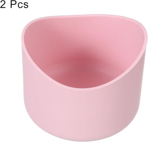 2pcs 6.5cm Protective Silicone Boot Sleeve for 12-24 oz, Water Bottle Bottom Silicone Anti-Slip Sleeve Cover, Irregular Shape Cup Accessories, Pink in Saudi Arabia