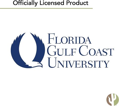 علبة عازلة لجامعة ساحل خليج فلوريدا من صبار الصحراء FGCU Eagles مبرد المشروبات، عبوة واحدة من الفوم 12oz حامل علبة من جانب واحد (تصميم A) in Saudi Arabia