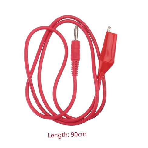 Cabilock Alligator Clip Test Leads for Multimeters Insulated Electrical Testing Wires and Flexible for Digital Circuitry Tracing and Checking Compatible with Power Supplies in Saudi Arabia