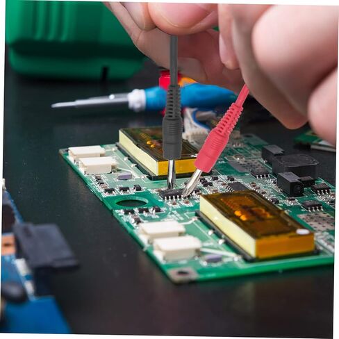 Cabilock Alligator Clip Test Leads for Multimeters Insulated Electrical Testing Wires and Flexible for Digital Circuitry Tracing and Checking Compatible with Power Supplies in Saudi Arabia