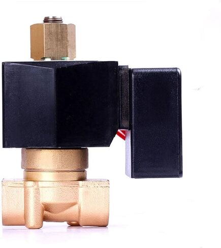 3/8 بوصة صمام الملف اللولبي الكهربائي النحاسي المفتوح عادة 220VAC 110VAC 24VDC 12VDC 1 قطعة (BSP_24VDC) in Saudi Arabia
