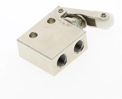 TAC2-31P Exhaust Valve 2 Position 3 Way Roller Lever Mechanical Valve Pneumatic Valve Switch 1/8 Inch Female Thread Fittings Muffler 1Pcs(TAC2-31P-PC6MM) in Saudi Arabia