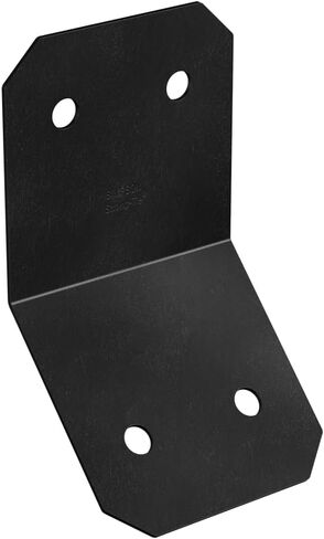 Simpson Strong-Tie APVKB45-6 Outdoor Accents Avant Collection ZMAX, Black Powder-Coated Knee Brace Connector for 6X in Saudi Arabia