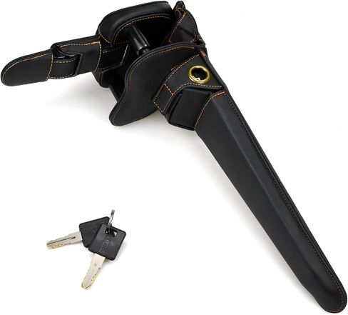 Steering Wheel Lock with Alarm Airbag Lock Anti-Theft Heavy Duty Car Lock Car Device Car Security Theft Prevention Compatible for Vehicle Truck Van SUV in Saudi Arabia