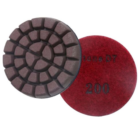 3’’ Concrete Polishing Pucks for Concrete Terrazzo, Hybrid Transitional Diamond Polishing Pads, HD Copper Disc, 200#, 9PCS in Saudi Arabia