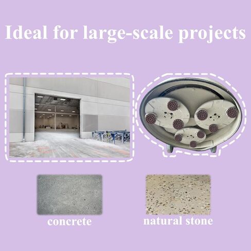 3’’ Concrete Polishing Pucks for Concrete Terrazzo, Hybrid Transitional Diamond Polishing Pads, HD Copper Disc, 200#, 9PCS in Saudi Arabia