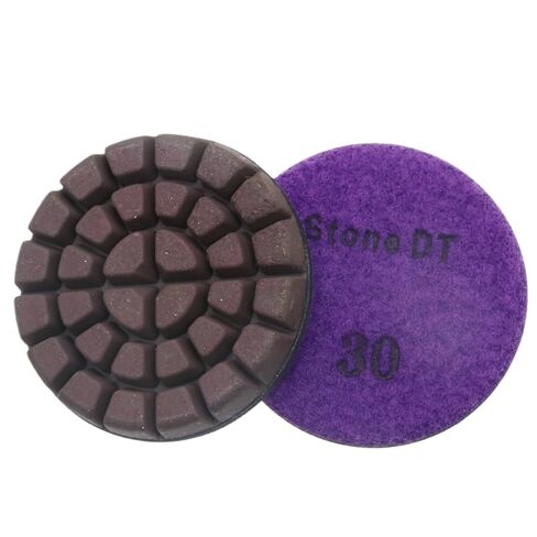 3’’ Concrete Polishing Pucks for Concrete Terrazzo, Hybrid Transitional Diamond Polishing Pads, HD Copper Disc, 200#, 9PCS in Saudi Arabia