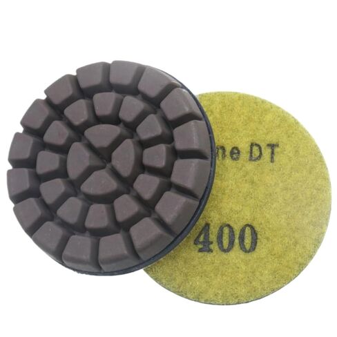3’’ Concrete Polishing Pucks for Concrete Terrazzo, Hybrid Transitional Diamond Polishing Pads, HD Copper Disc, 200#, 9PCS in Saudi Arabia