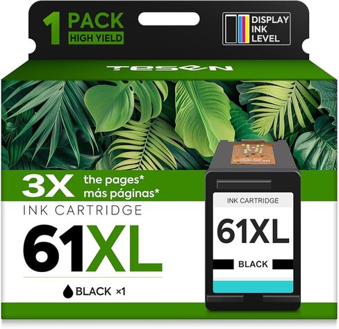 61XL Ink Cartridges Replacement for HP 61 XL Color Ink Cartridge HP61 61XL Works with HP Envy 5530 4500 4502 5535 Deskjet 2540 2541 3050 3510 1510 OfficeJet 4630 4632 Printer (Tri-Color, 2-Pack) in Saudi Arabia