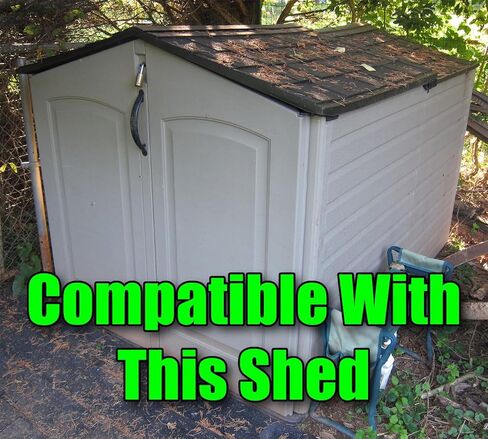 Door Hinge Hole Repair Sleeve for Rubbermaid Slide-Lid Resin Shed 5L40 6x5 ft., Fix Split or Cracked Hinge on The Door Side of Your Shed, Compatible with Hinges 3T16 & 3T17, Reinforcement Upgrade in Saudi Arabia