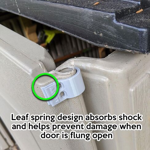 Door Hinge Hole Repair Sleeve for Rubbermaid Slide-Lid Resin Shed 5L40 6x5 ft., Fix Split or Cracked Hinge on The Door Side of Your Shed, Compatible with Hinges 3T16 & 3T17, Reinforcement Upgrade in Saudi Arabia