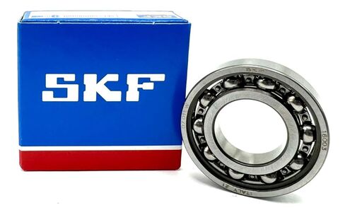 SKF 16003 محمل كروي ذو أخدود عميق، نوع مفتوح، بدون أختام 17X35X8 مم in Saudi Arabia