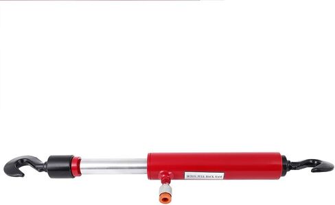 SCITOO 26" Long 10 Ton Hydraulic Pull Back Ram for Porta Power Frame Machine Puller Body Shop Frame Tools Rotating Hook for Power Frame Machine auto Body Tools Hydraulic ram Red in Saudi Arabia