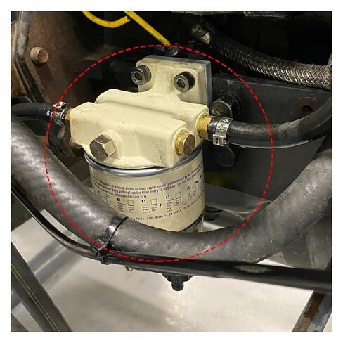 Fuel Filter Water Separator Spin-ON R12T Replaces S3240 120AT NPT ZG1/4-19 Auto Parts for Lawn Mower Engine Marine in Saudi Arabia