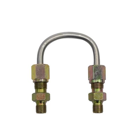 U-Tube U-Bolt Connector Copper Tube Stainless Steel for PCP Two-Stage Filter Oil Water Separator M10 * 1(Stainless) in Saudi Arabia