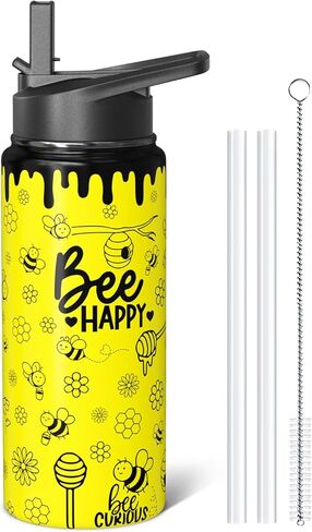 Sea Turtle Gifts 32oz Water Bottles for Women Men, Blue Marble Stainless Steel Leak Proof Sport & Gym Water Bottle with Flip Straw & Spout Lid (1 PC) in Saudi Arabia