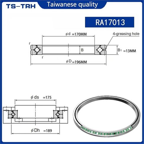Cross Roller Ring Inner and Outer Ring Rotation RA RA14008UUCC0 RA15008 RA16013 RA17013UUC0 RA18013 RA19013 RA20013(RA18013UUC0) in Saudi Arabia