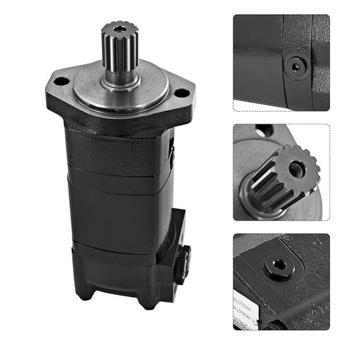 151F2340 14T استبدال المحرك الهيدروليكي لاستبدال المحرك المداري الهيدروليكي Eaton Char-Lynn للمحرك الهيدروليكي الأبيض OMS 400 للجرارات والحفارات استبدال # OMS400 305943 151F-2340 in Kuwait