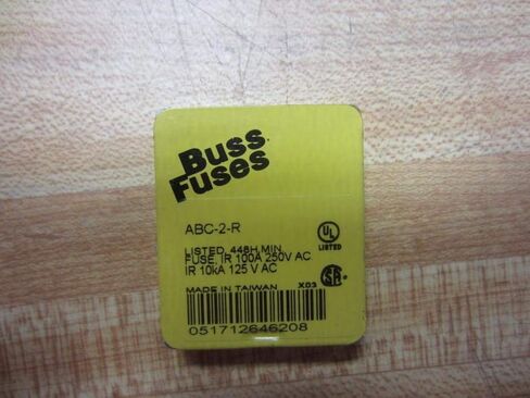 Bussmann ABC-2-R Buss Fuse ABC2R (Pack of 5) in Saudi Arabia