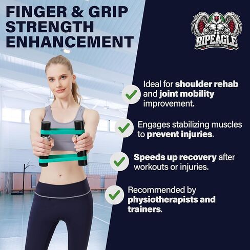Rip Stick Workout Equipment - Adjustable Resistance Bands, Portable Upper Body Exercise Tool for Shoulder, Joint Rehab, Core, Muscle Building, Ripstick Home Gym Strength Training Accessories in Saudi Arabia
