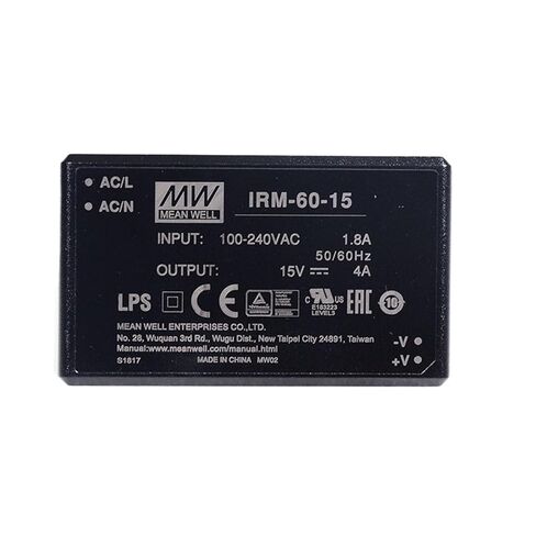 IRM-60-15 60W PCB Assemble Encapsulated Power Module 110V/220V AC to 15V 4A Module Type Power Supply in Saudi Arabia