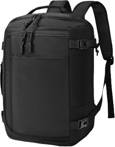 40x30x20 cm Travel Bag Personal Item Ryanair Approved Backpack Expandable to 40x30x25cm Carry On Underseat with USB Charging Port, Beige in Saudi Arabia