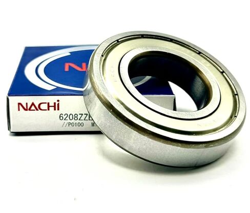 NACHI Japan 6208 ZZ C3 محمل كروي ذو أخدود عميق، معدن محمي 40x80x18mm in Kuwait