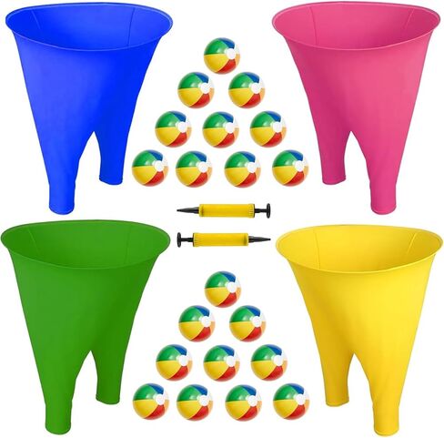 Granny Pants Yard Game, Outdoor Games for Adults, with 10 Inflatable Balls & 2 Air Pumps (Random Colors),The Ultimate Family Reunion Backyard Party Games - 4 in Saudi Arabia