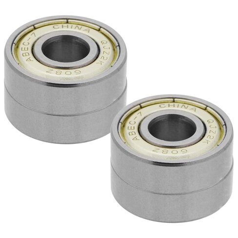 [4-Pack] 608-ZZ ABEC 7 Deep Groove Radial Ball Bearing 0.315 in x 0.866 in x 0.276 in (ID x OD x W) | 8 mm x 22 mm x 7 mm (ID x OD x W) with Double Metal Shield for Skateboard, 3D Printer, Long Board in Saudi Arabia