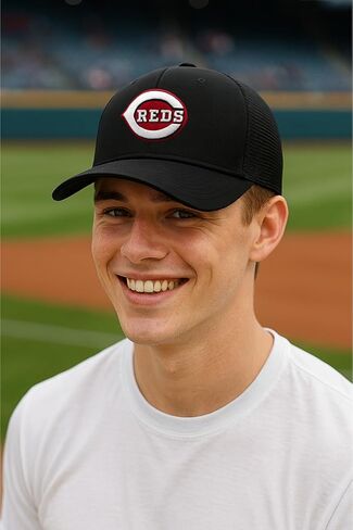 Officially Licensed Cincinnati Baseball MVP Black Mesh Trucker Hat Classic Adjustable Primary Home Team Logo Embroidered Baseball Sports Ball Cap in Saudi Arabia