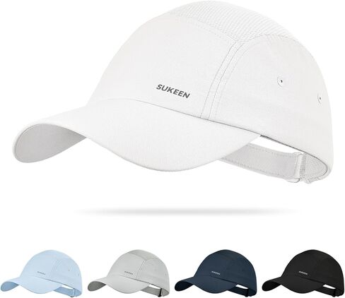 Sukeen Lightweight Baseball Cap for Women Men Running Hat with Breathable Mesh Unstructured Sports Hat for Outdoor Daily in Saudi Arabia