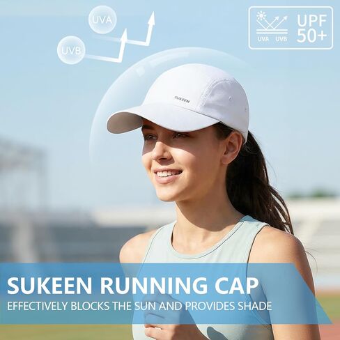 Sukeen Lightweight Baseball Cap for Women Men Running Hat with Breathable Mesh Unstructured Sports Hat for Outdoor Daily in Saudi Arabia