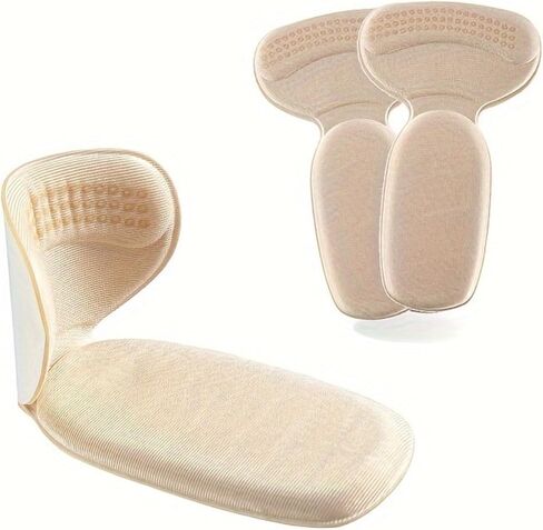 3 Pairs Heel Pads for Big & Loose Shoes, Pain Relief, Stop Slip and Blister, Large Grips Cushion Inserts to Make Men & Women in Saudi Arabia