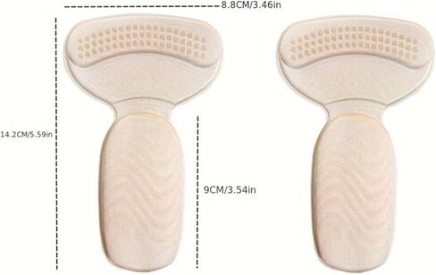3 Pairs Heel Pads for Big & Loose Shoes, Pain Relief, Stop Slip and Blister, Large Grips Cushion Inserts to Make Men & Women in Saudi Arabia