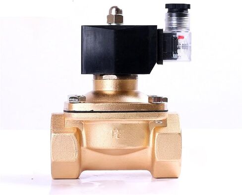 1-1/2 Inch Normally Closed 2T Gas Solenoid Valve 150 Degree Solenoid Valve 1Pcs(G_24VDC) in Saudi Arabia