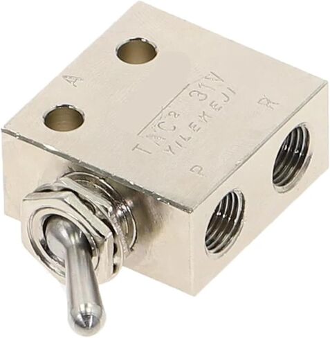 TAC2-31V هوائي التبديل صمام 1/8 بوصة PT الموضوع 2 موقف 3 طريقة مستطيل الميكانيكية الهواء صمام هوائي 1 قطعة (TAC2-31V) in Kuwait