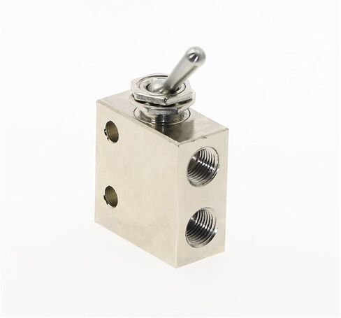 TAC2-31V هوائي التبديل صمام 1/8 بوصة PT الموضوع 2 موقف 3 طريقة مستطيل الميكانيكية الهواء صمام هوائي 1 قطعة (TAC2-31V) in Kuwait