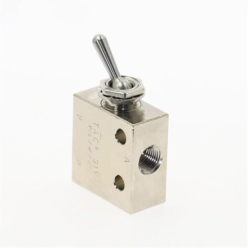 TAC2-31V هوائي التبديل صمام 1/8 بوصة PT الموضوع 2 موقف 3 طريقة مستطيل الميكانيكية الهواء صمام هوائي 1 قطعة (TAC2-31V) in Kuwait