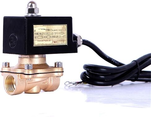 3/4 Inch Solenoid Valve 24V 110V 220V 12V Normally Closed Brass Solenoid Valve Direct Acting 1Pcs(NPT_12VDC) in Saudi Arabia