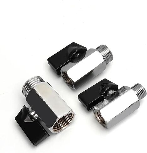 1/8 1/4 3/8 1/2 Inch Threaded Mini Brass Ball Valve Male To Female Air Compressor Water Gas Oil Shut Off Valve 1Pcs(SN-01) in Saudi Arabia