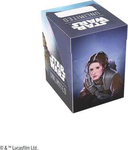 Asmodee Star Wars: Unlimited Soft Crate - Full-Color Printed & Officially Licensed Durable Deck Box, Holds 60 Double-Sleeved Cards, Perfect for TCGs and LCGs, Design in Saudi Arabia