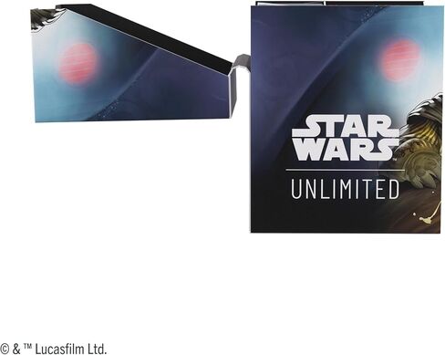 Asmodee Star Wars: Unlimited Soft Crate - Full-Color Printed & Officially Licensed Durable Deck Box, Holds 60 Double-Sleeved Cards, Perfect for TCGs and LCGs, Design in Saudi Arabia