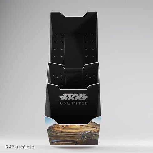 Asmodee Star Wars: Unlimited Soft Crate - Full-Color Printed & Officially Licensed Durable Deck Box, Holds 60 Double-Sleeved Cards, Perfect for TCGs and LCGs, Design in Saudi Arabia